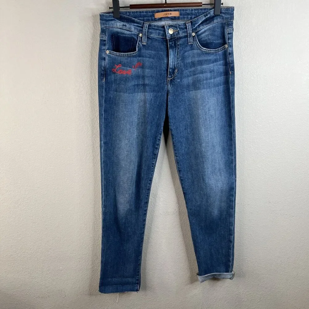 joes jeans Love Em The Smith Mid Rise Straight Ankle Size 27‎